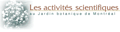 Les activit�s scientifiques