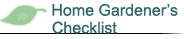 Home Gardener's Calendar