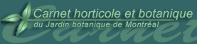 Carnet horticole et botanique