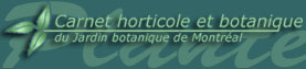 Carnet horticole et botanique