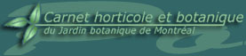 Carnet horticole et botanique