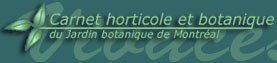 Carnet horticole et botanique